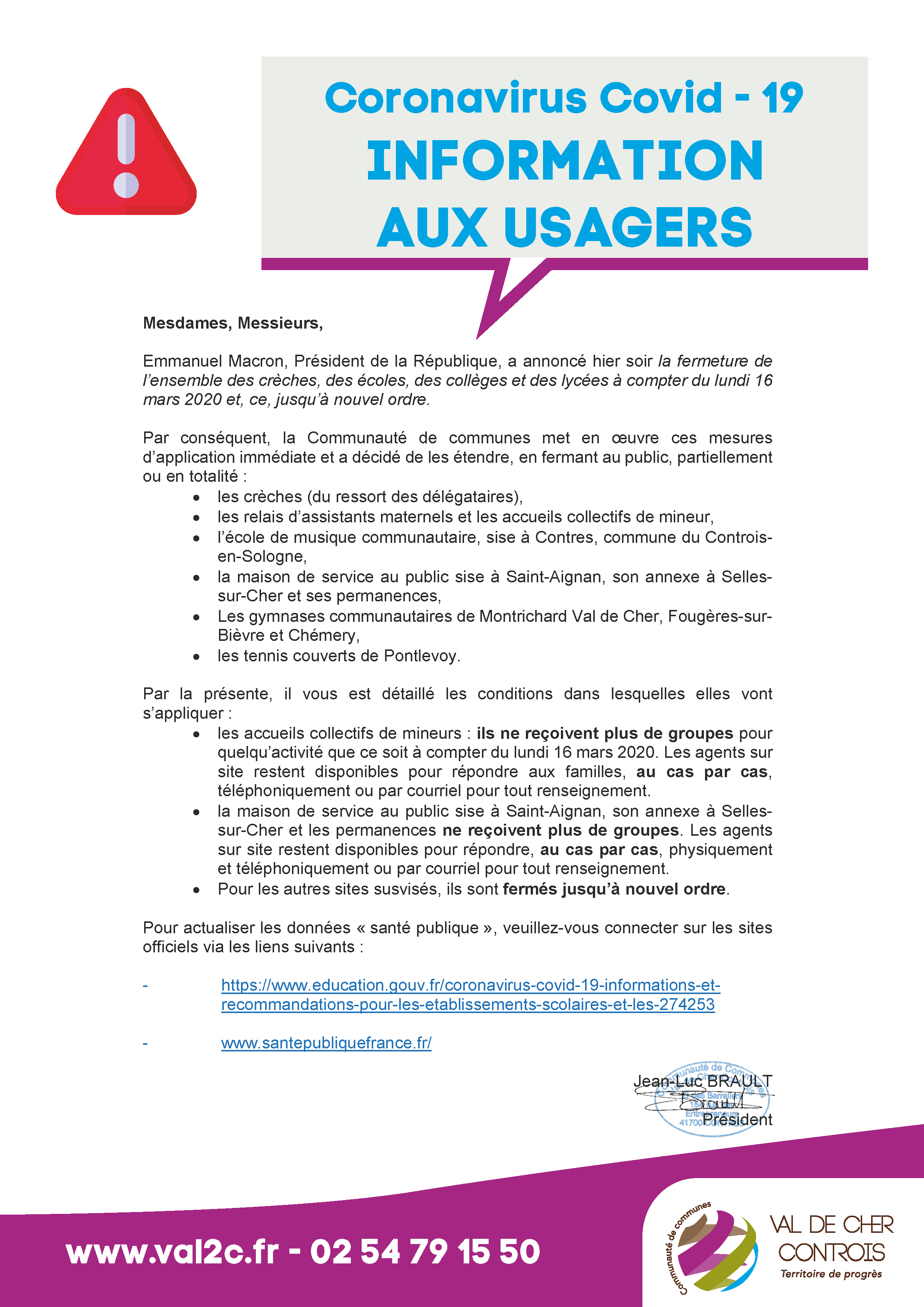 Infos Mairies Val2C Infos Mairies Val2C