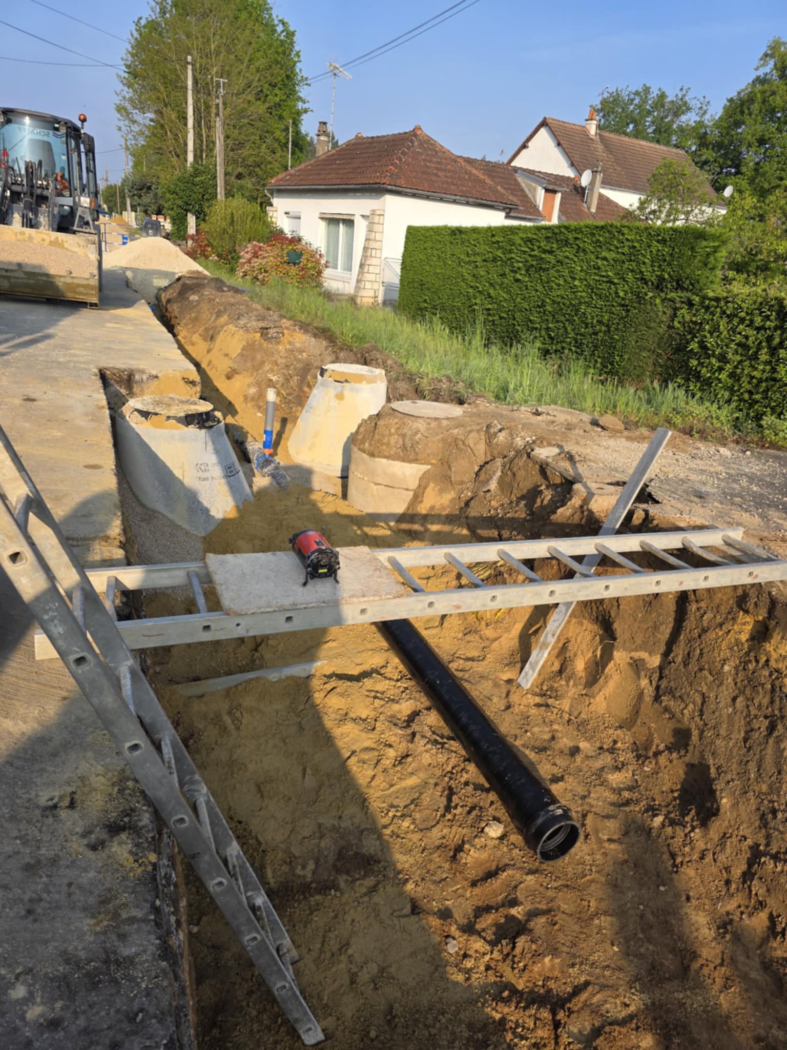 Travaux rue de Romorantin
