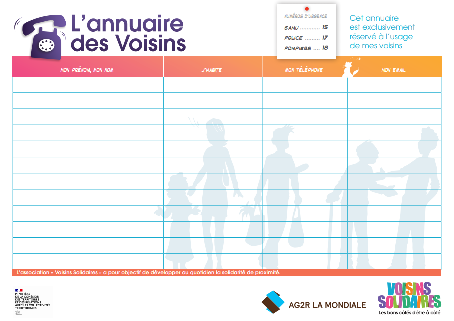 Voisins solidaires Voisins solidaires