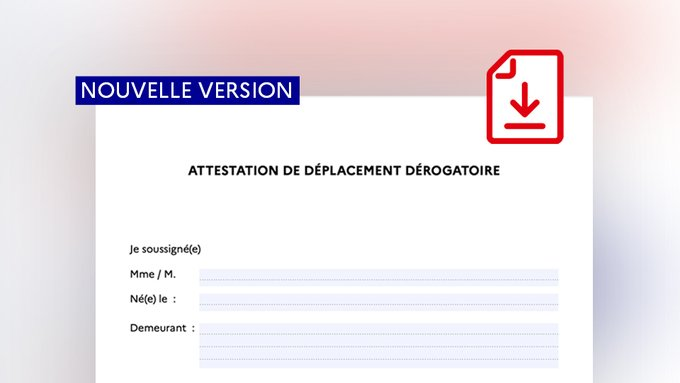 Attestation - Nouvelle version Attestation - Nouvelle version