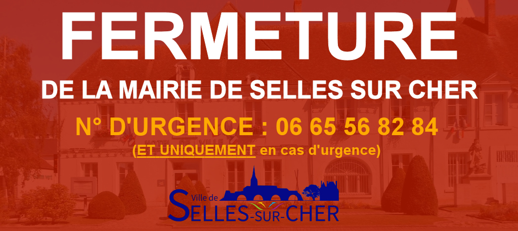 Fermeture de la mairie Fermeture de la mairie
