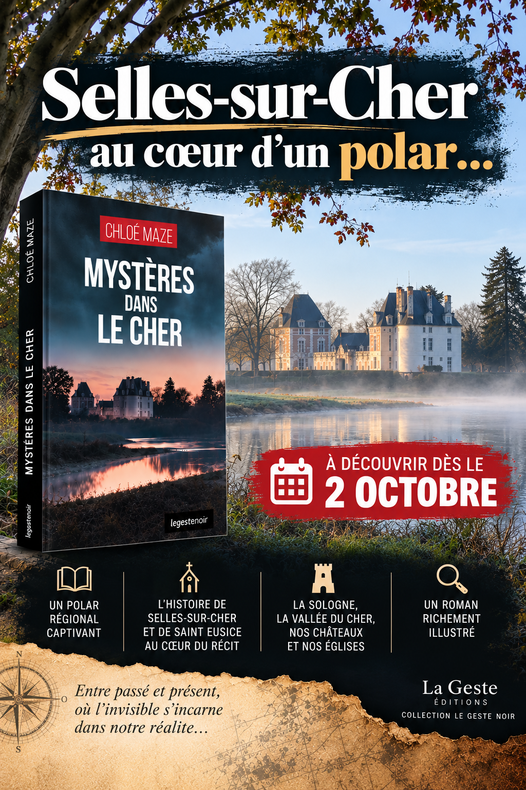 Selles-sur-Cher au cœur d'un polar